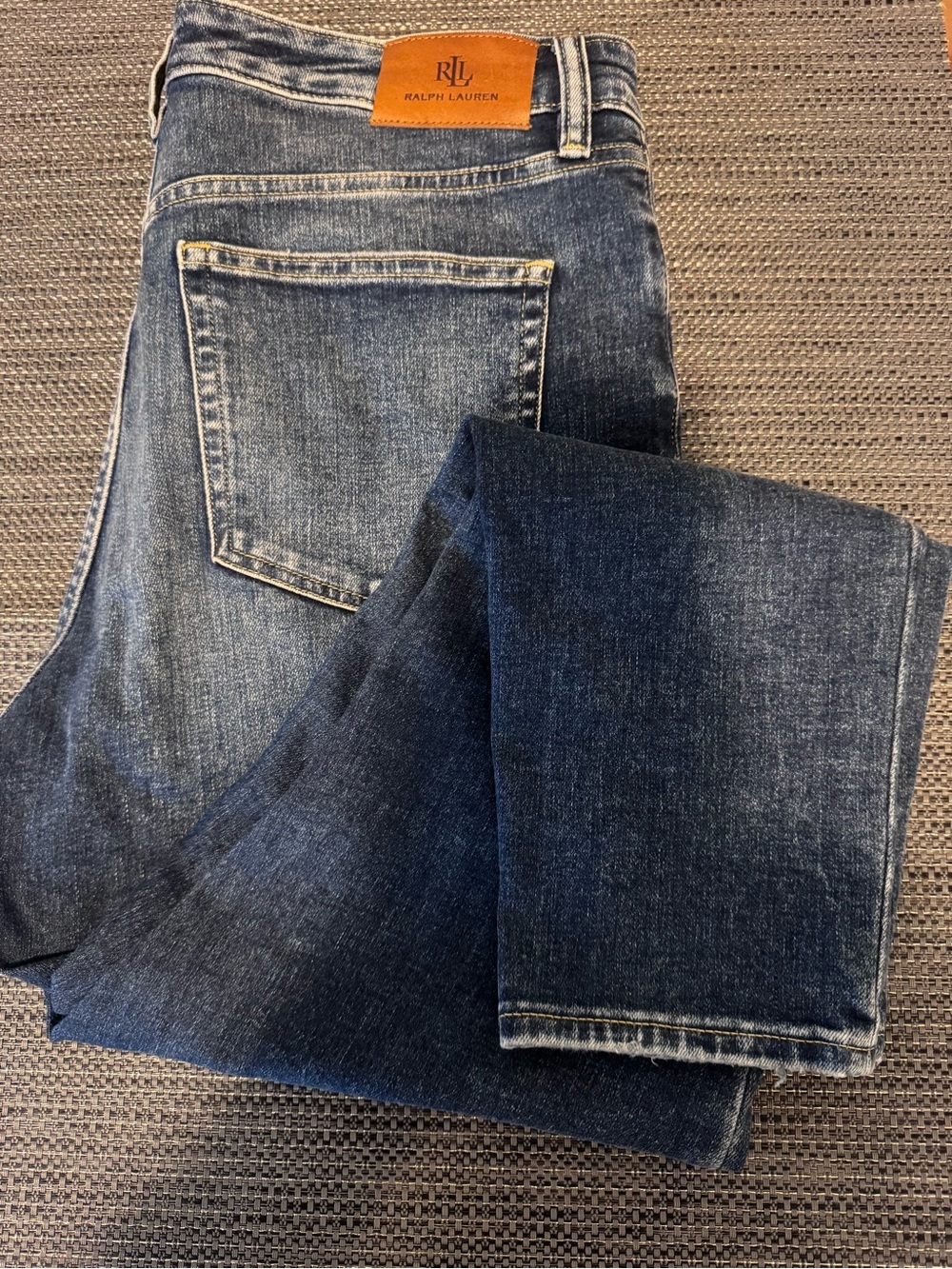 Lauren Ralph Lauren Women's Skinny Jeans in Indigo Wash, Stretchy